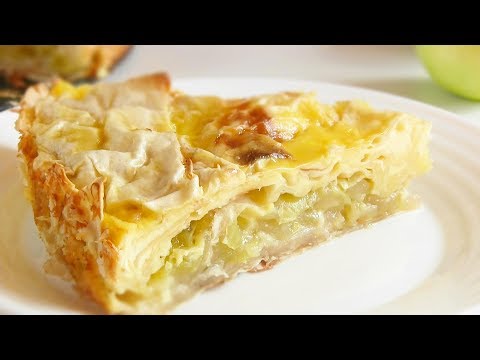 Видео: БЫСТРЫЙ ПРОСТОЙ Яблочный пирог / Пирог из лаваша