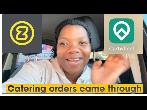 Видео: Zifty + Cartwheel = деньги за кейтеринг! 💵 (видеоблог о работе)