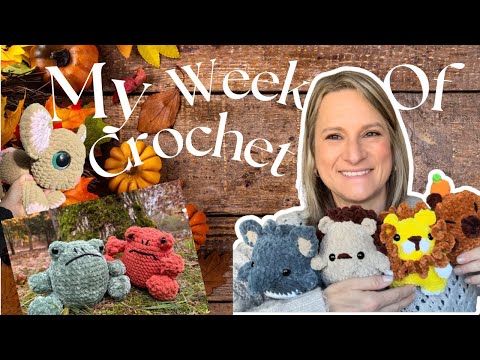 Видео: Неделя вязания крючком, новые узоры, тестирование узоров, пополнение магазина и достижение целей ...