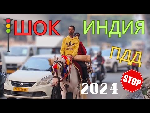 Видео: Дорожное безумие в Индии | ПДД | Влог 24