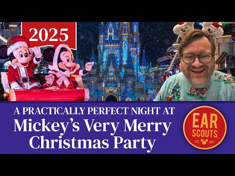 Видео: Практически идеальная ночь на очень веселой рождественской вечеринке Микки в Волшебном Королевств...