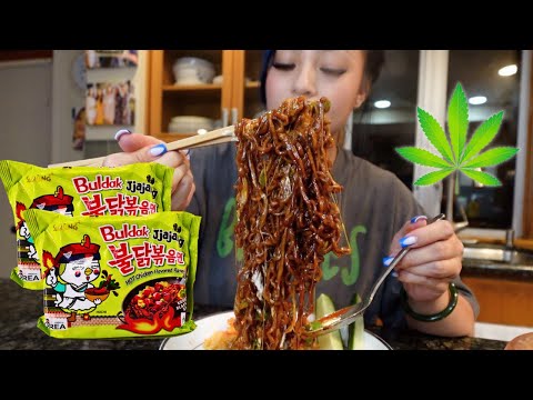 Видео: острая лапша самьян под кайфом!