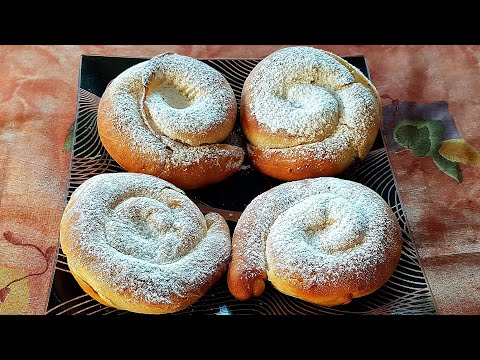Видео: Самые ВКУСНЫЕ  булочки ЭНСАЙМАДАС (Быстрый рецепт!)/Ensaimadas Mallorquina (with english subtitles!)