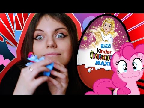 Видео: Kinder Maxi для девочек ► Большие My Little Pony  фигурки (◕ ت ◕)