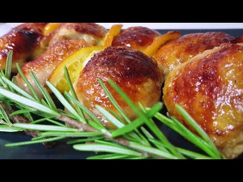 Видео: Курячі стегна запечені в апельсиновому соусі 😋 Chicken wings recipe.