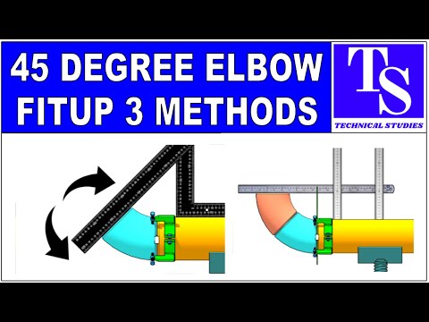 Видео: Как прикрепить колено 45 градусов к трубе тремя разными способами.