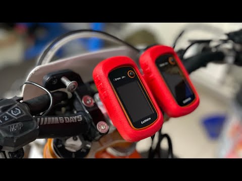 Видео: Крепление для навигатора Garmin Etrex на руль эндуро мотоцикла