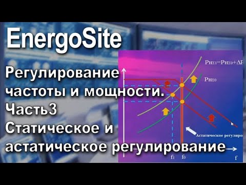 Видео: Регулирование частоты и мощности. Часть 3. Статическое и астатическое регулирование