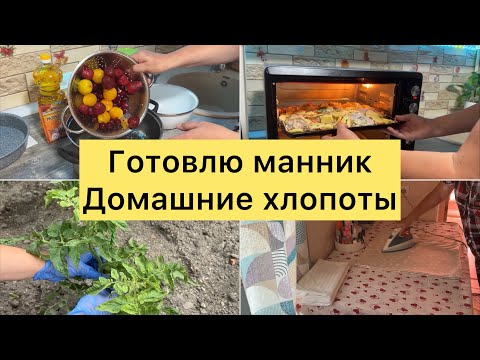 Видео: Готовила манник. Домашние хлопоты