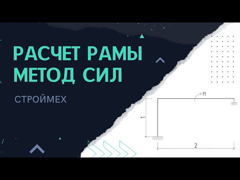 Видео: Расчет рамы методом сил