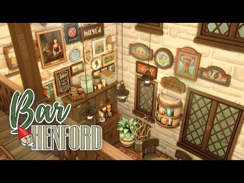 Видео: Бар Хэнфорд🍺🍗│Строительство│Bar Henford│SpeedBuild│NO CC [The Sims 4]