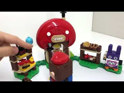 Видео: Обзор LEGO Super Mario 71429 Nabbit at Toad's Shop Кралик в магазине Тода