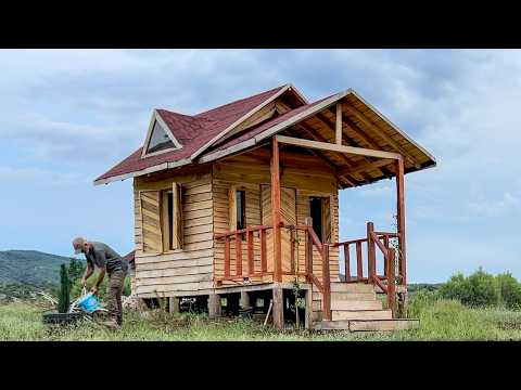 Видео: Деревянный дом у ручья ⎮ Впервые вода для дома, сада и поля