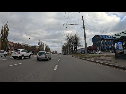 Видео: Полтава в 4К 🎥🚲 Будні міста 19.11.24. ч.1 #полтава #велопрогулянка