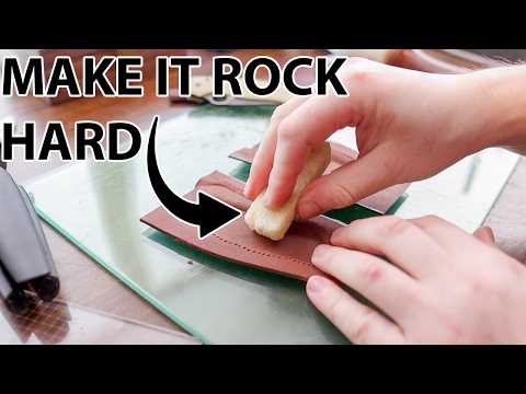 Видео: Сделайте это, чтобы кожа стала твердой как скала — лайфхак по формовке кожи во влажном состоянии!