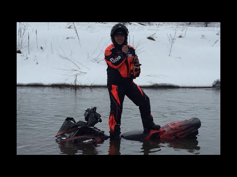 Видео: УТОПИЛИ СНЕГОХОД И ЗЮРАТКУЛЬ 2016