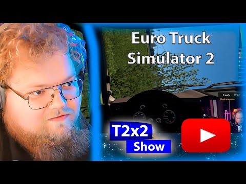 Видео: T2x2 ИГРАЕТ В Euro Truck Simulator 2