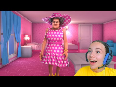 Видео: МИСС ТИ стала БАРБИ Злая Учительница Scary Teacher 3D