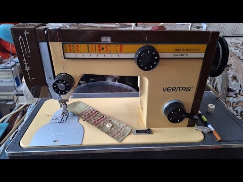 Видео: Veritas 8014/40. Переключение на разные виды строчек.Видео № 110