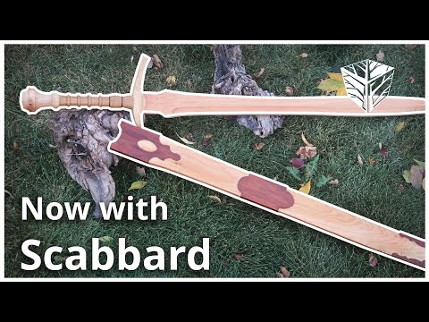 Видео: Изготовление длинного меча с листовидным лезвием и ножен