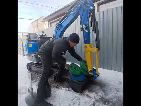 Видео: Грузоподъемность мини экскаватора Rippa R10