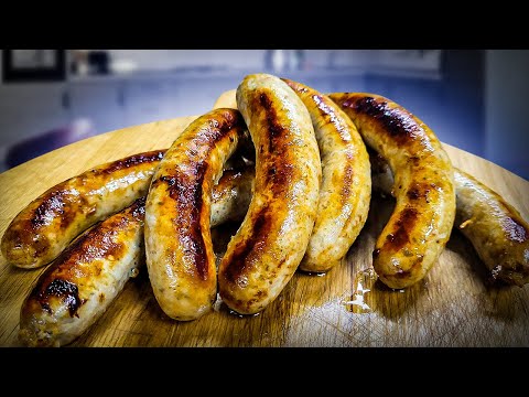 Видео: Нюрнбергские колбаски из свинины. Сочно и вкусно! ENG SUB