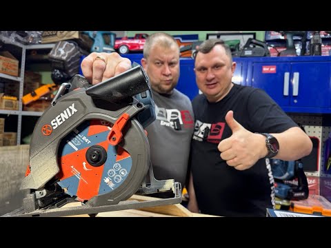 Видео: Тест дисковой пилы SENIX 165мм PSCX2-M6-EU-0
