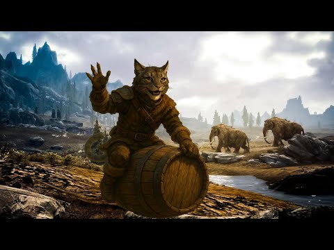 Видео: Skyrim AE  - Обзор Платного Творения Magenit - Genesis! Новый Маунт-Бочка и Заклинания!