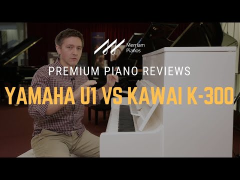 Видео: 🎹Сравнение, обзор и демонстрация пианино Yamaha U1 и Kawai K-300🎹
