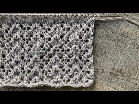 Видео: УЗОРЫ СПИЦАМИ - элегантный "Soft Gothic" / Beautiful knitting pattern