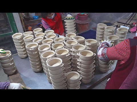 Видео: Традиционный корейский гончарный процесс | От глины до горшков, кувшинов и керамики