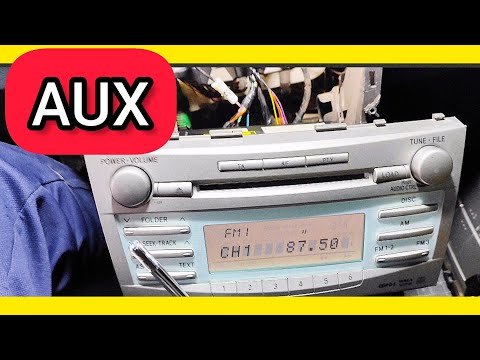 Видео: Установка Aux в штатную магнитолу Камри 40. Как вывести АУКС в штатную магнитолу?