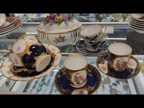 Видео: #Фарфор СССР,Германия .В Антикварном у Алёны.31 октября 2025:года.