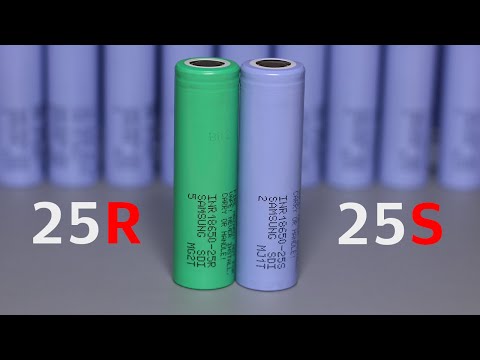 Видео: Samsung INR18650-25S – улучшенная версия Samsung 25R. Насколько реально мощнее?