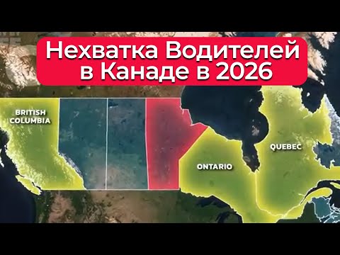 Видео: Нехватка водителей в Канаде — в 2026 году