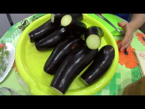 Видео: Баклажаны варёные на зиму по быстренькому! The eggplant cooked for the winter stuff!