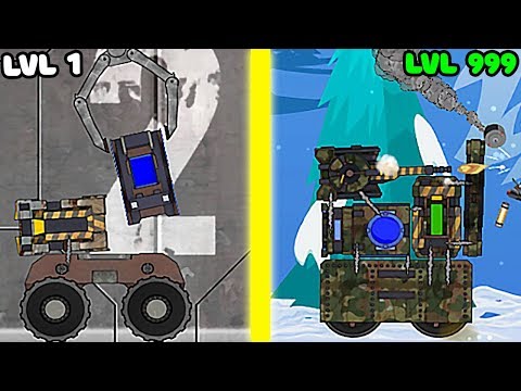 Видео: ЭВОЛЮЦИЯ ХЛАМА ЧТОБЫ СОБРАТЬ ИЗ МУСОРА БОЕВУЮ МАШИНУ В ИГРЕ TRASHBOT!