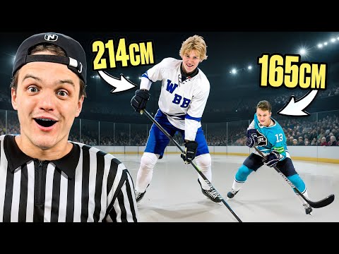 Видео: Самый ВЫСОКИЙ vs НИЗКИЙ ХОККЕИСТ в мире!