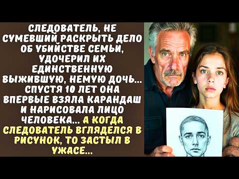 Видео: СЛЕДОВАТЕЛЬ удочерил ДЕВОЧКУ, чью семью убили, а через 10 лет замер, увидев ее рисунок...