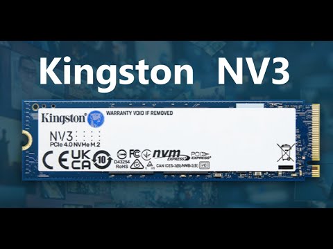 Видео: Kingston NV3 NVME M.2 1000 GB Pci-E 4.0 || Обзор и тестирование твердотельного накопителя