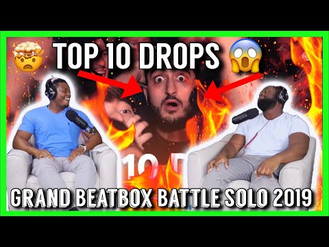 Видео: ТОП 10 ДРОПОВ 😱 Grand Beatbox Battle Solo 2019 | Реакция братьев!!!!