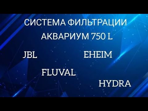 Видео: Система фильтрации в аквариуме на 750 литров. Травник с дискусами. JBL, EHEIM, FLUVAL,  HYDRA