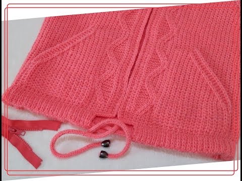 Видео: Кофта с капюшоном. Часть 4. Карманы.