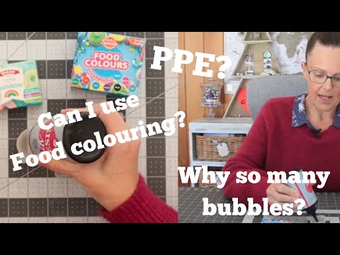 Видео: Вопросы и ответы об УФ-смоле. Можно ли использовать пищевые красители? Опасно ли это?