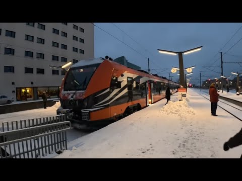 Видео: Первый рейс Таллинн-Тапа на электропоезде Skoda 21ev 4351 #эстония #history #railway #skoda 