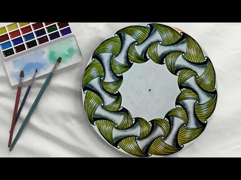 Видео: Узор 1011|Узоры в технике дзентангл|Каракули в технике дзентангл|Зендудл|Узоры в технике дзентанг...