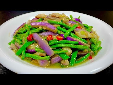 Видео: Помните, что жареную фасоль с баклажанами нельзя бланшировать или жарить прямо на сковороде.