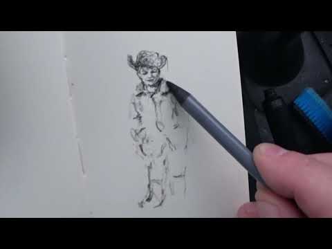 Видео: Угольный карандаш