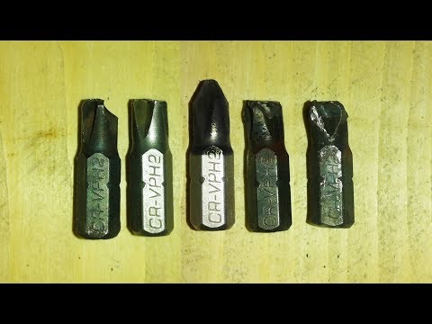 Видео: Можно-ли закалить биты для шуруповёрта в домашних условиях? Эксперимент