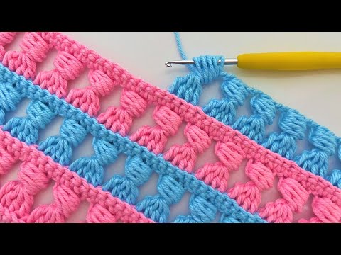 Видео: ЭТОТ УЗОР ПОДХОДИТ ВСЕМ! Очень простой узор крючком! крючком для начинающих